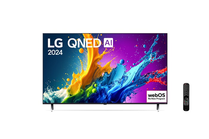 Front view of TV
