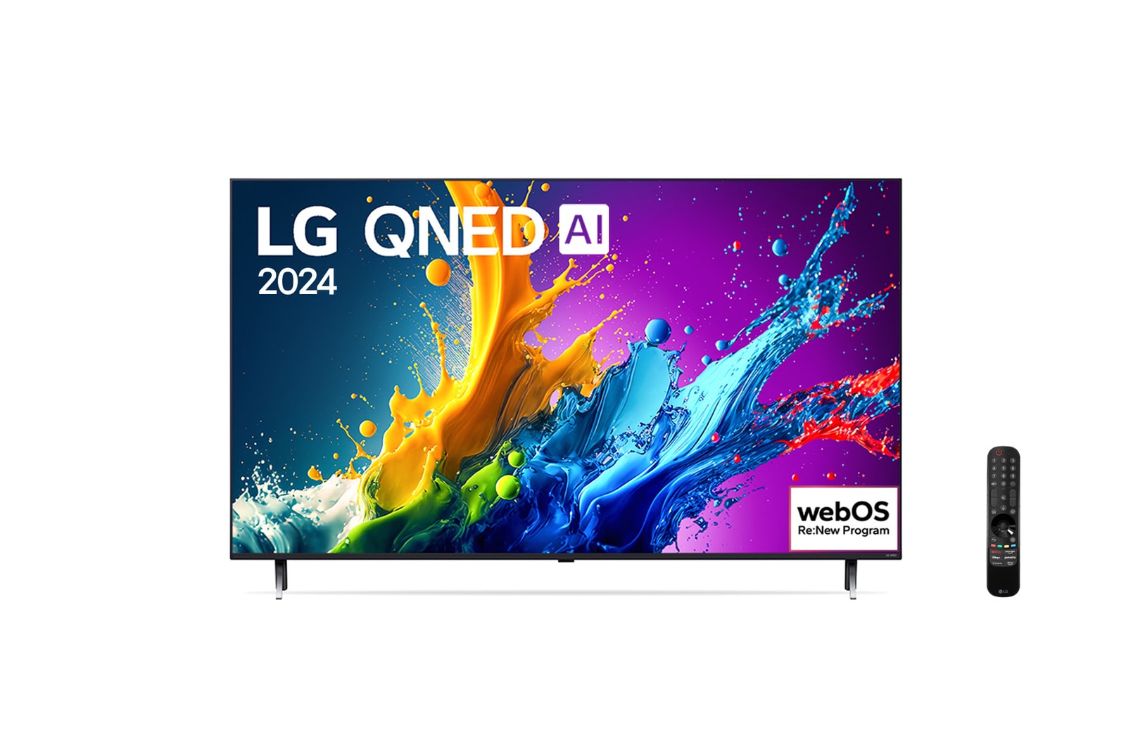 Front view of TV