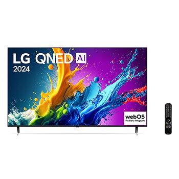 Front view of TV
