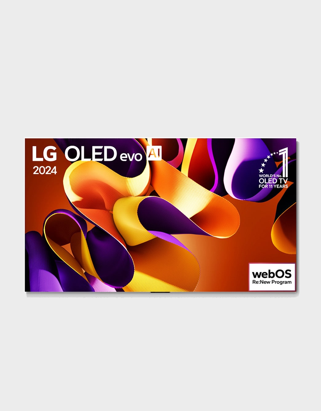 Smart TV LG OLED evo AI G4 4K de 65 polegadas 2024 - OLED65G4PSA