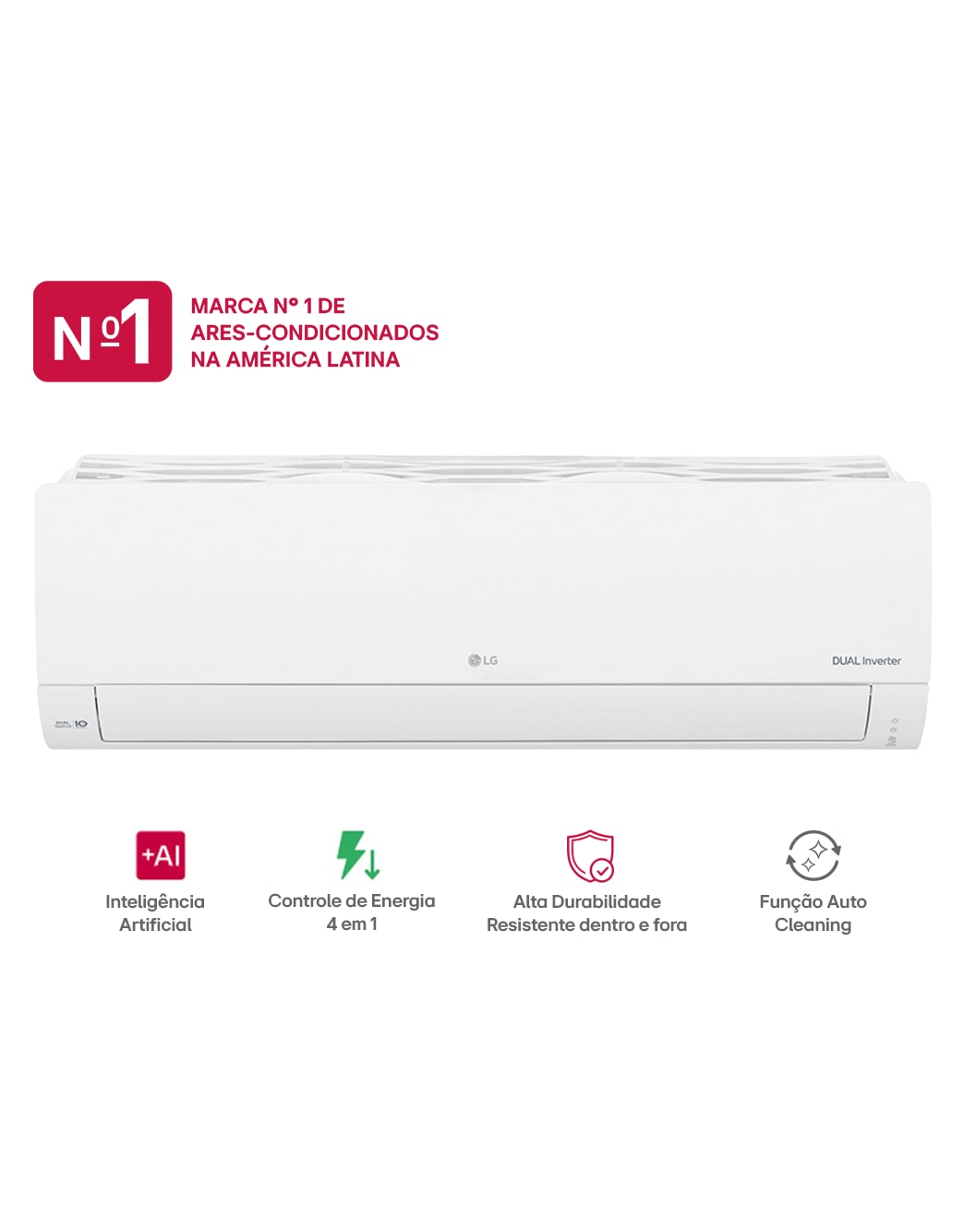 Ar-Condicionado LG Dual Inverter Split 18000 BTU | LG Brasil