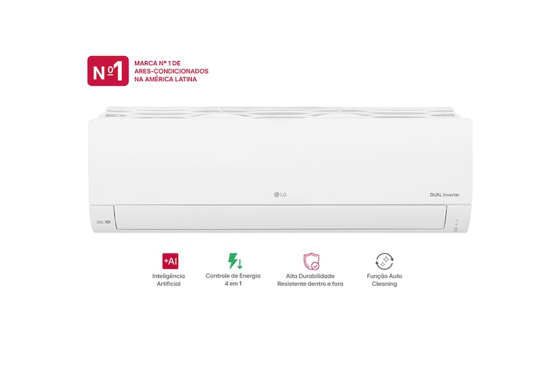LG Ar-Condicionado LG AI Dual Inverter Compact 12.000 BTU, S3-W12JAQAL