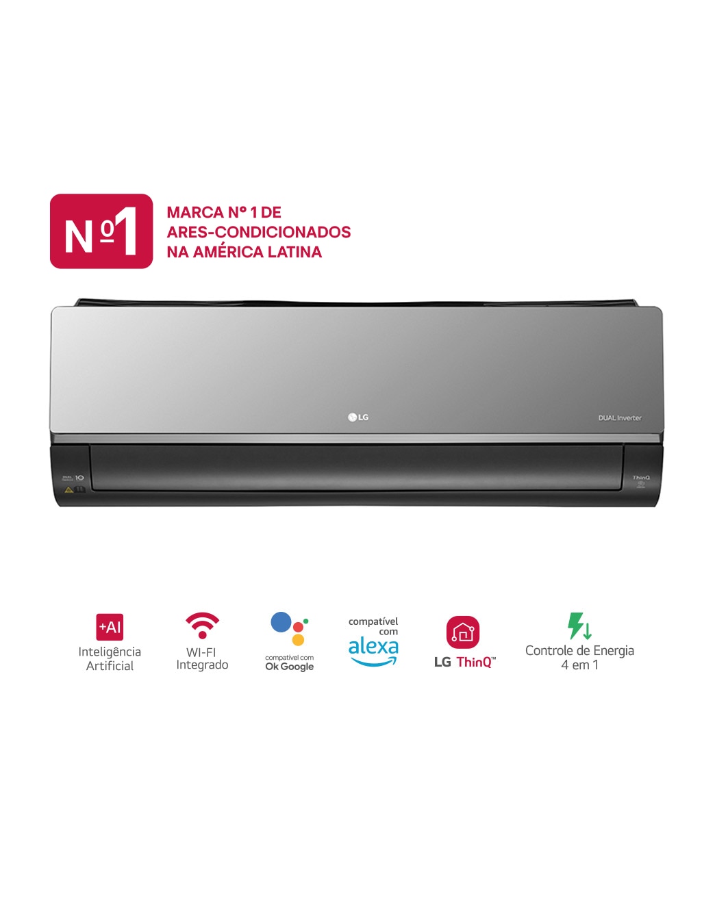 Lg Rac Ar-Condicionado LG Dual Inverter AI UV 24000 BTU | LG Brasil