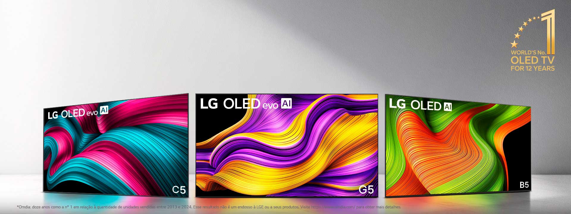 TVs 4k OLED evo LG: Brilho aprimorado para o seu ambiente