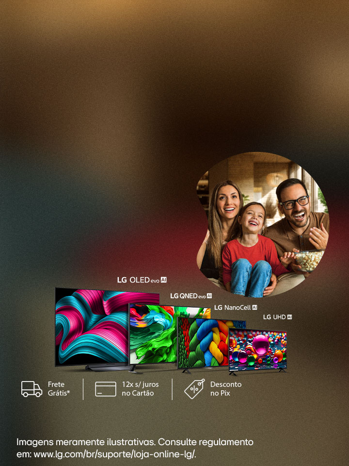 Novas TVs LG