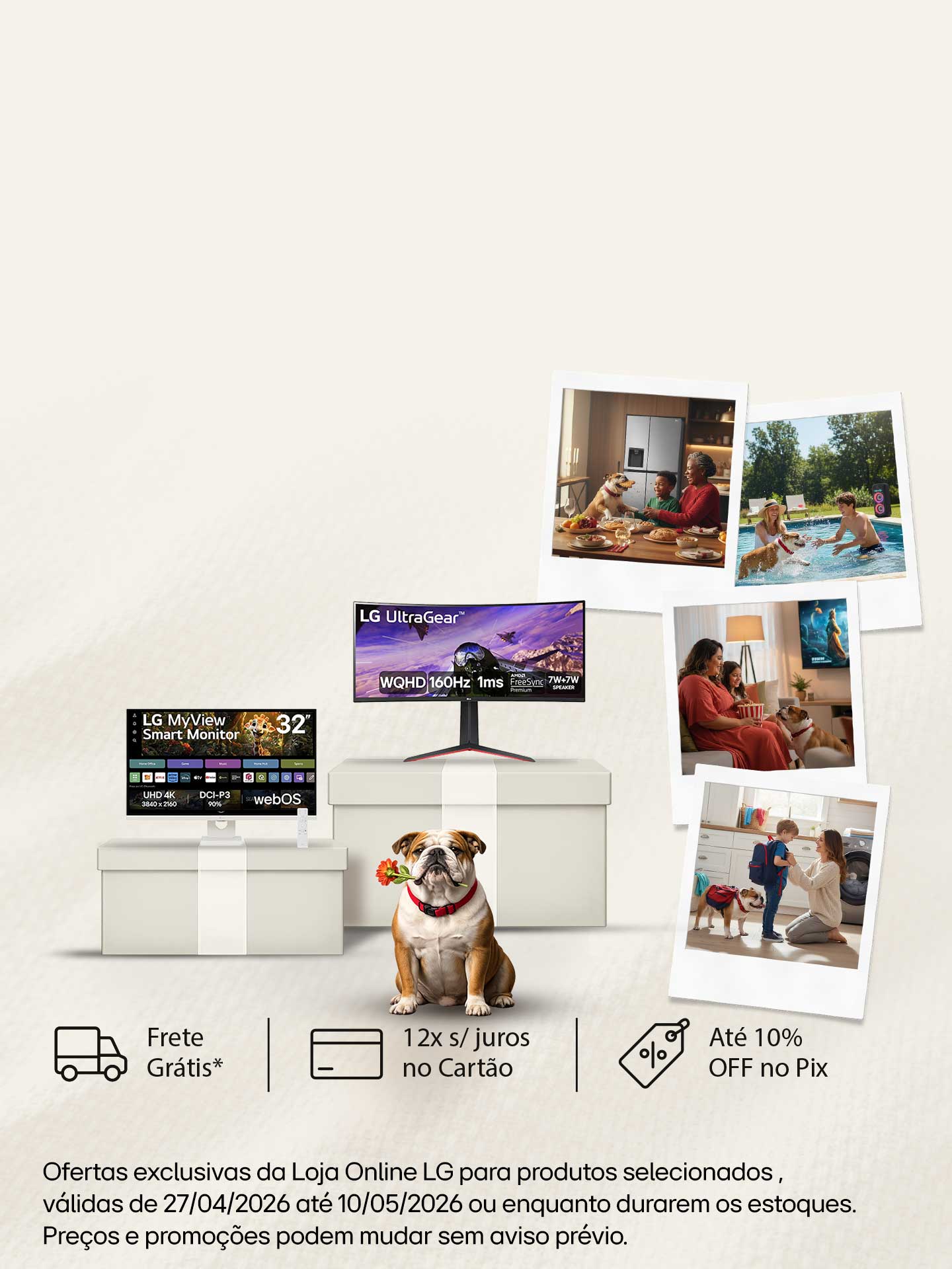 O Dia das Mães é melhor com LG