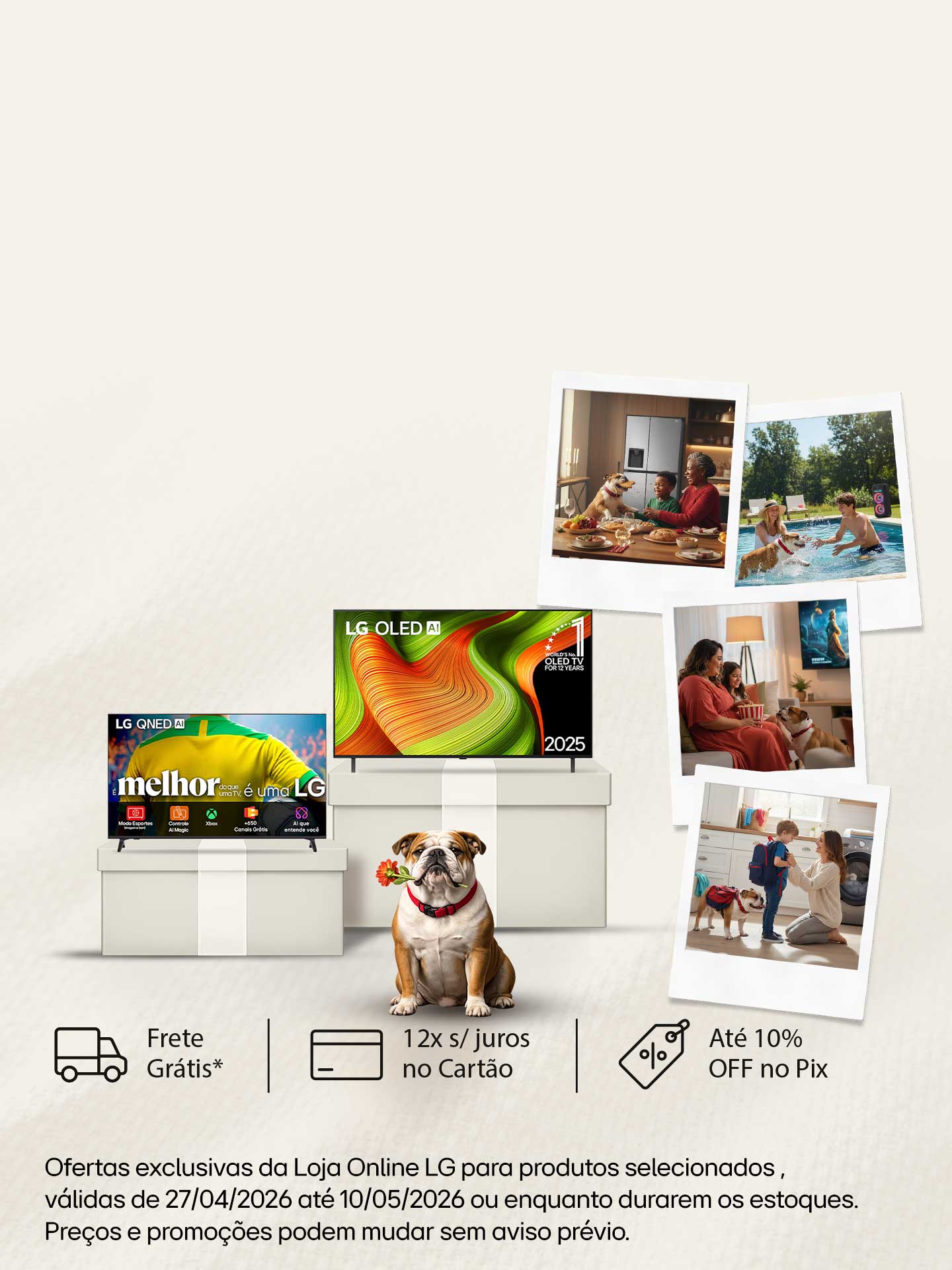 O Dia das Mães é melhor com LG