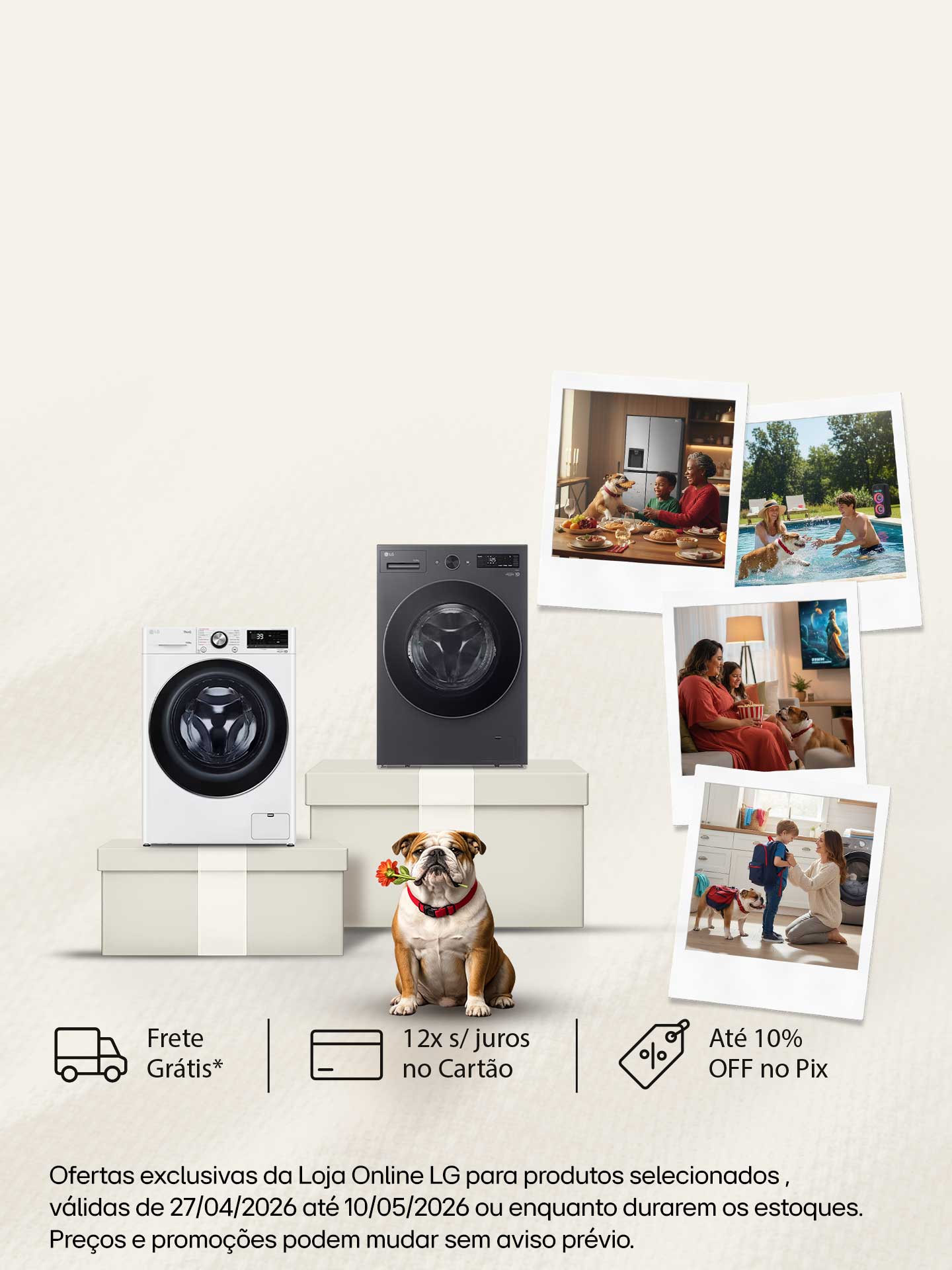 O Dia das Mães é melhor com LG