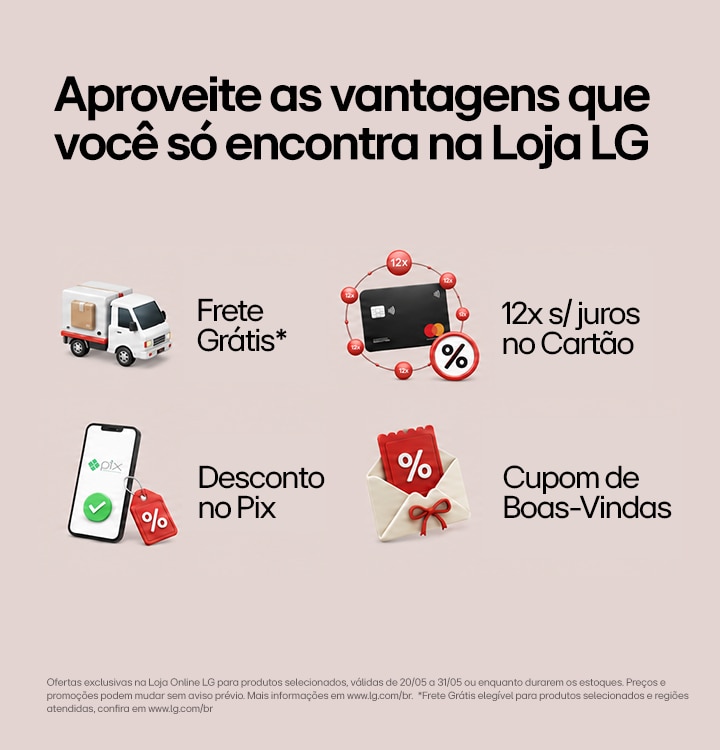 Loja LG aniversário