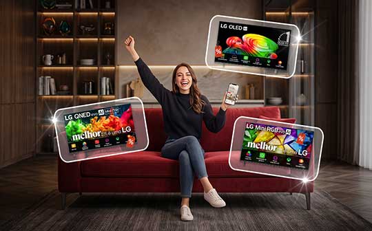 TVs 4k OLED LG: Tecnologia de auto iluminação e cores perfeitas TVs 4k OLED LG: Tecnologia de auto iluminação e cores perfeitas