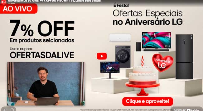 Aniversário LG