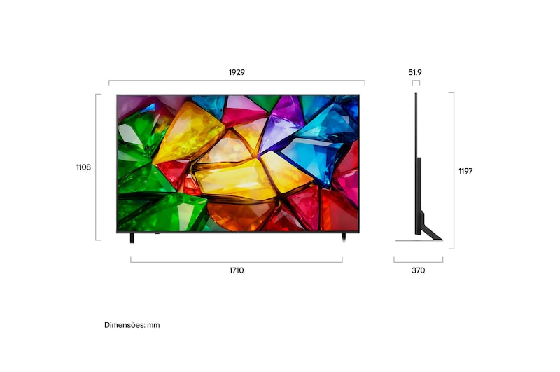 LG Smart TV LG Mini RGB evo AI 4K MRGB85 86 polegadas 2026, 86MRGB85BSC
