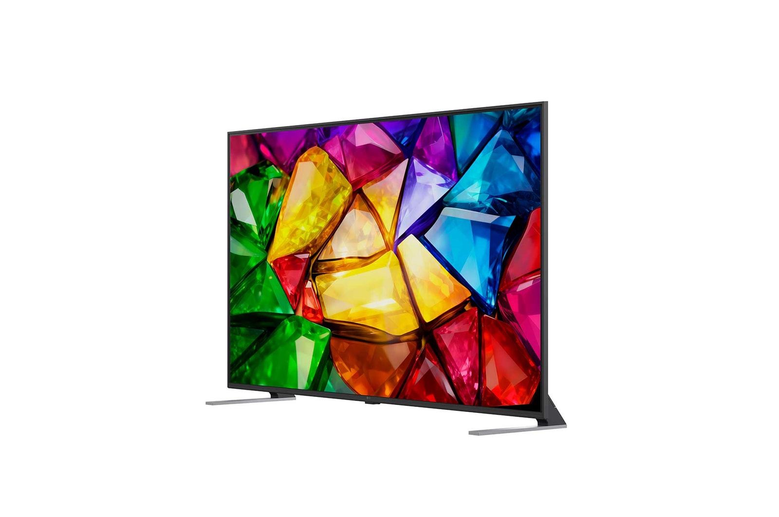 A LG Mini RGB evo AI MRGB85 destaca o Precision Dimming por meio de uma imagem dividida que compara o LED convencional à esquerda com pretos mais profundos e definição de contraste aprimorada à direita, com tecnologia do Processador AI Aplha 8.