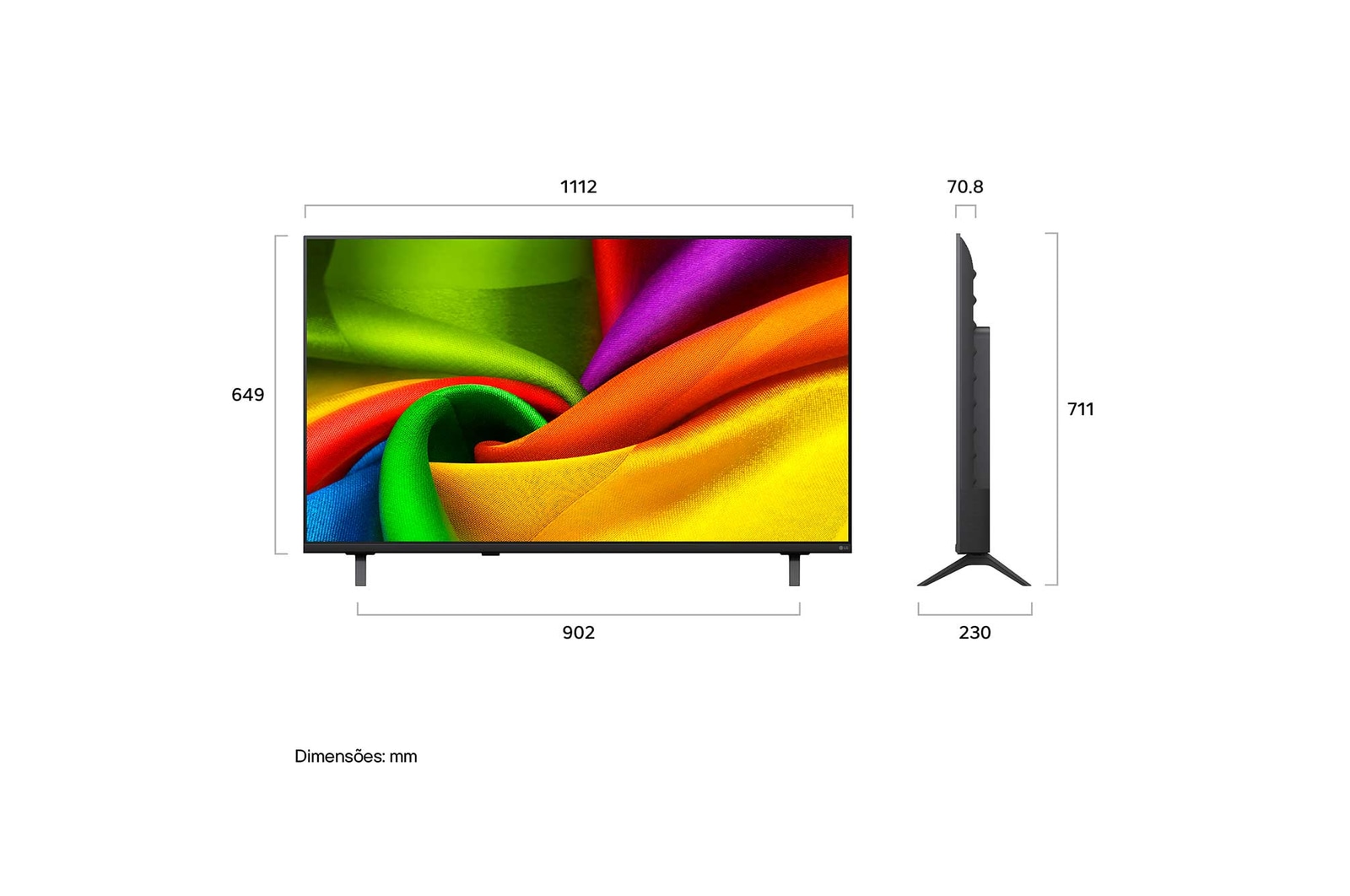 LG Smart TV LG NANO UHD AI 4K NU850 50 polegadas 2026, 50NU850BPSA