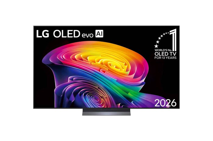 LG Smart TV LG OLED evo AI 4K C6 55 polegadas 2026+Soundbar LG S40T - 300W RMS, 2.1 Canais, Dolby Digital, Sem fios, Bluetooth 5.3, Entrada Óptica, HDMI, AI Sound Pro, OLED55C6.S40T