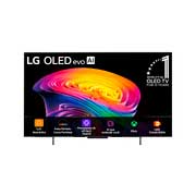 Vista frontal de Smart TV LG OLED evo AI 4K C6 42 polegadas 2026 OLED42C6PSA