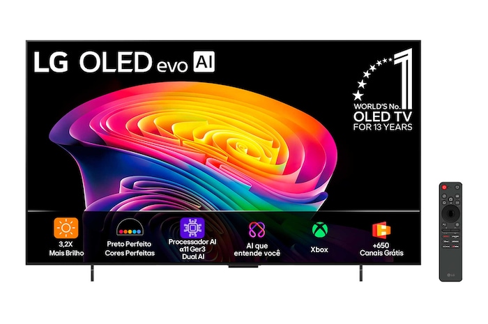 LG Smart TV LG OLED evo AI 4K C6 42 polegadas 2026, OLED42C6PSA