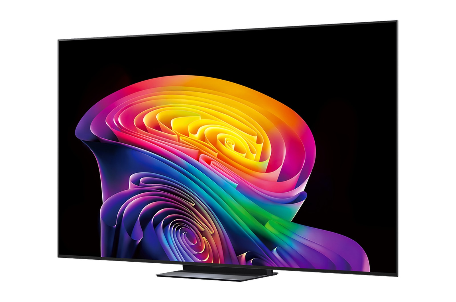 A LG OLED evo AI C6 apresenta o AI Hub para personalização, com um ícone de IA acima do controle remoto, cercado por rótulos para Multi AI Search, AI Concierge, AI Voice ID com My Page, AI Chatbot, AI Picture Wizard e AI Sound Wizard.