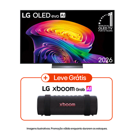 Smart TV LG OLED evo AI 4K C6 55 polegadas 2026 OLED55C6PSA