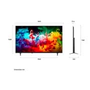 LG Smart TV LG QNED Mini LED AI 4K QNED70 85 polegadas 2026, 85QNED70BSA
