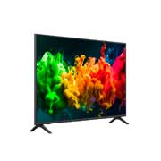 A LG QNED evo AI QNED80 Mini LED com Cores Dinâmicas QNED Pro preenche a tela com explosões vívidas e fluidas de cores multicoloridas, com movimentos semelhantes a pinturas, exibindo cores vibrantes, certificadas para 100% de Volume de Cor.