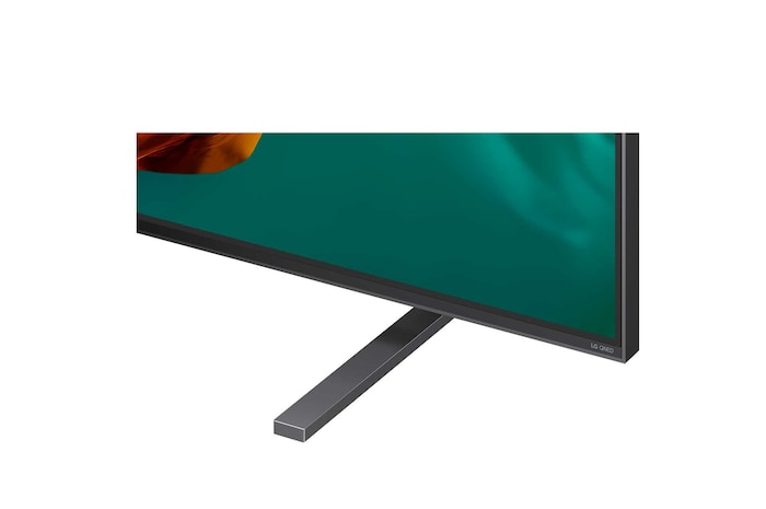 LG QNED evo AI QNED85 Mini LED Sports Forecast by AI Concierge displays a live soccer match with an on-screen AI panel presenting predictions, player insights, and league data, suggesting how AI analyzes gameplay to forecast match outcomes.