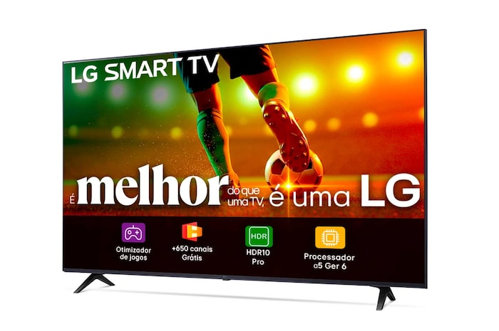 Rear view of LG FHD TV, LR67