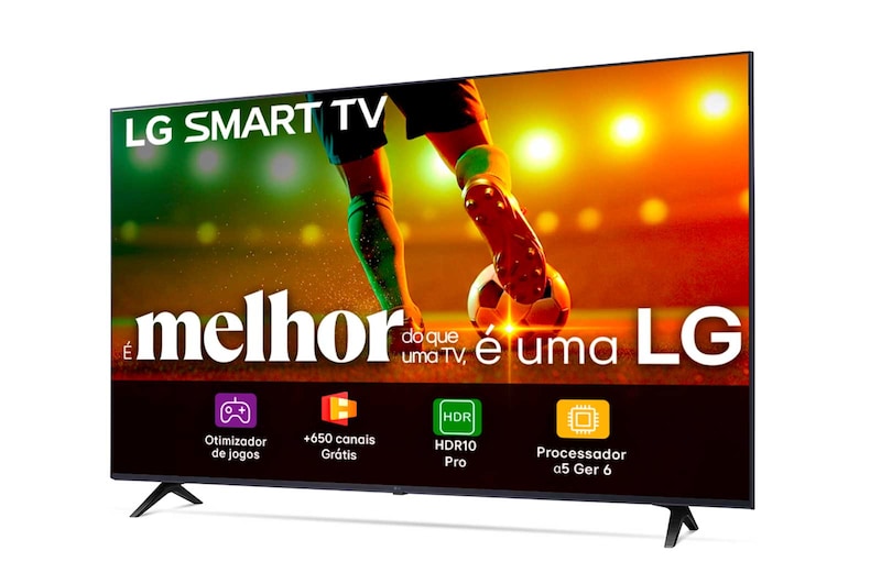 Rear view of LG FHD TV, LR67