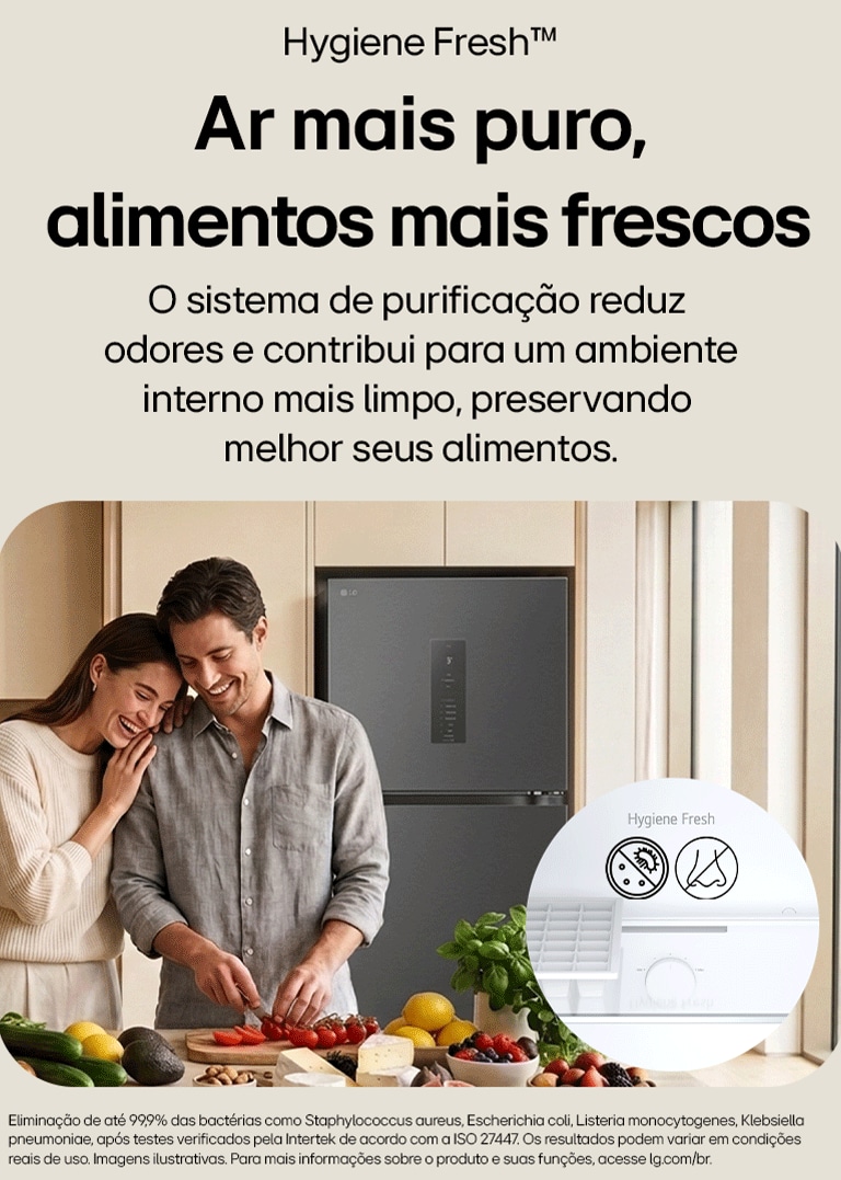 Ar mais puro, alimentos mais frescos