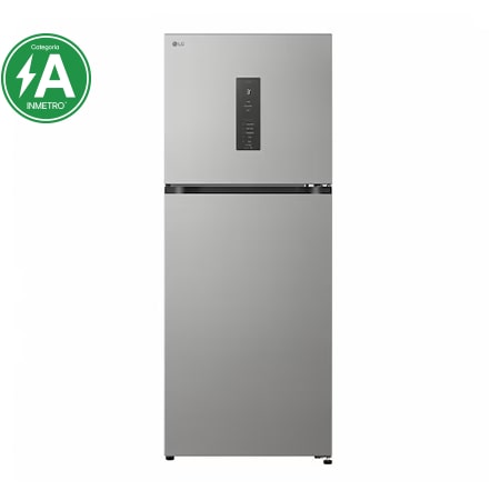 Geladeira LG Inverter 476L Duplex com Door Cooling Bivolt Inox - GB-B472PFSF