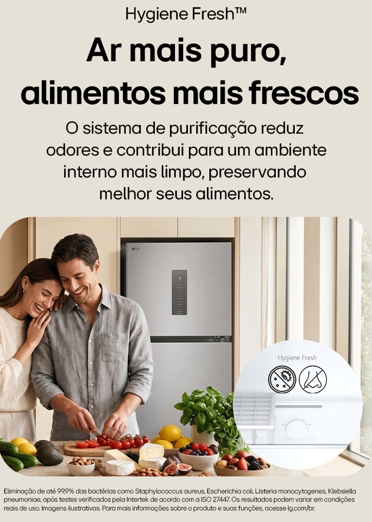 Ar mais puro, alimentos mais frescos