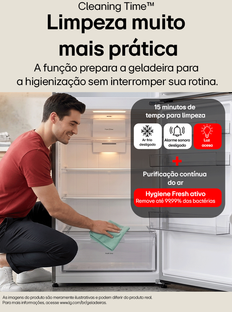 Limpeza muito mais prática