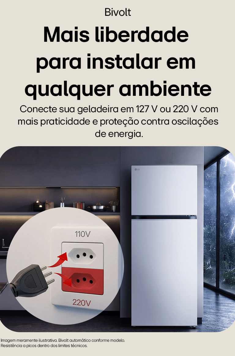 Mais liberdade para instalar em qualquer ambiente