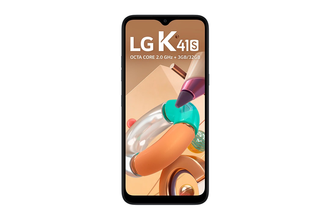 LG Smartphone LG K41S - 4 câmeras, Bateria de 4.000 mAh, Memória de 3GB/32GB, Tela 6.5'' HD+, LMK410BMW