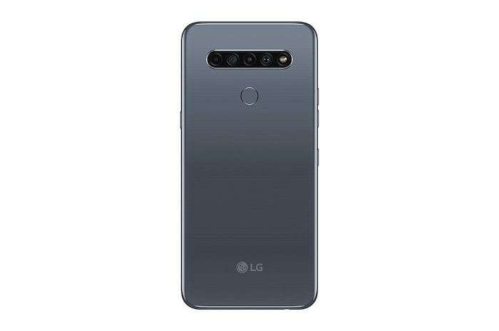 LG Smartphone LG K61 - 4 câmeras, Bateria de 4.000 mAh, Memória de 4GB/128GB, Tela de 6.5'' FHD+, LMQ630BAW