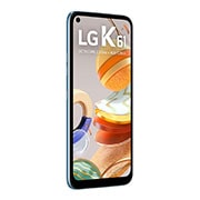 LG Smartphone LG K61 - 4 câmeras, Bateria de 4.000 mAh, Memória de 4GB/128GB, Tela de 6.5'' FHD+, LMQ630BAW