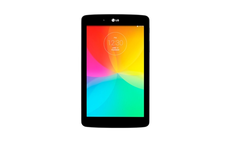 Vista frontal de G Pad. Uma família de tablets cheia de inovação. V400