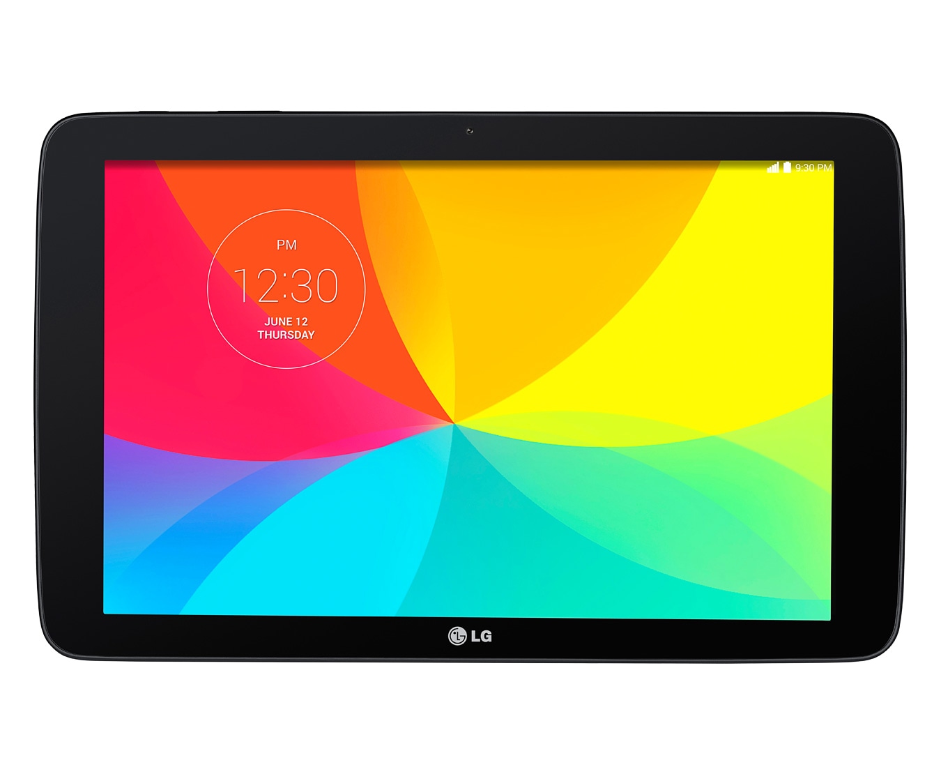 Vista frontal de G Pad. Uma família de tablets cheia de inovação. V700