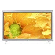 Vista frontal de Smart TV LG 32&#34; HD HDR Ativo, webOS 4.5, ThinQ AI, Virtual Surround Plus 32LM620BPSA