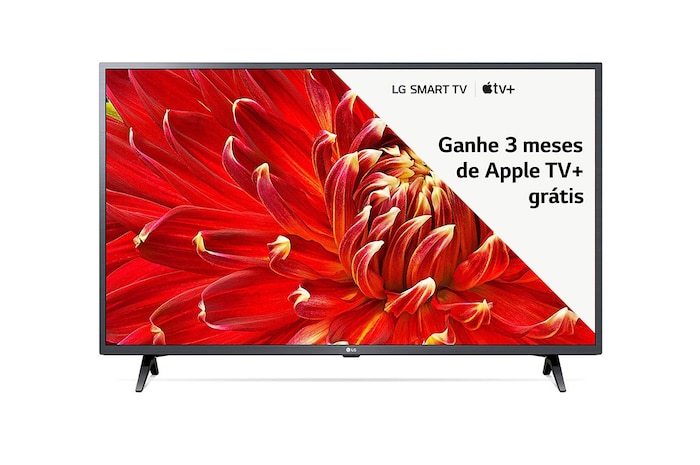 LG Smart TV LG 43" Full HD - HDR Ativo, webOS 4.5 ThinQ AI Processador Quad Core, 43LM631C0SB