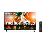 Vista frontal da Smart TV LG QNED AI 4K QNED70 de 50 polegadas 2025 50QNED70ASA