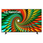 Vista frontal da TV LG NanoCell