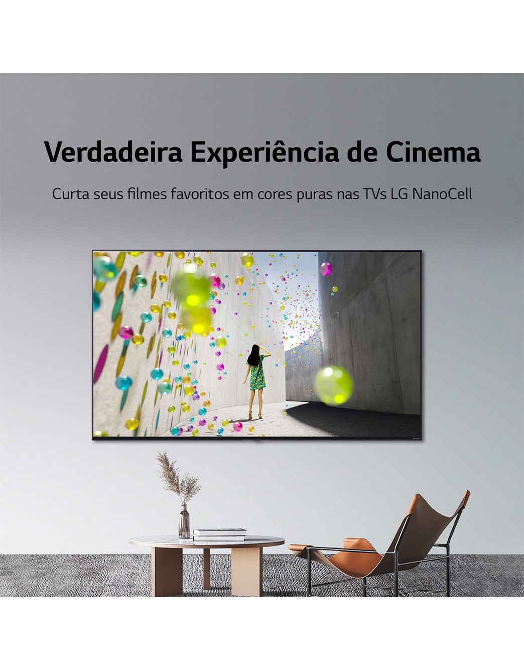 Smart TV LG NanoCell 55'' 4K Nanocell Inteligência Artificial AI ThinQ ...
