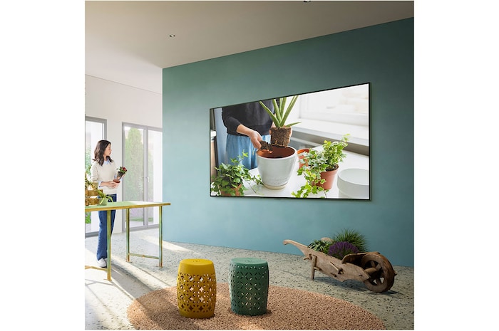 LG Smart TV LG 55” 4K QNED VA AI Processor Wi-Fi Bluetooth Google Assistente e Alexa - 55QNED75SRA, 55QNED75SRA