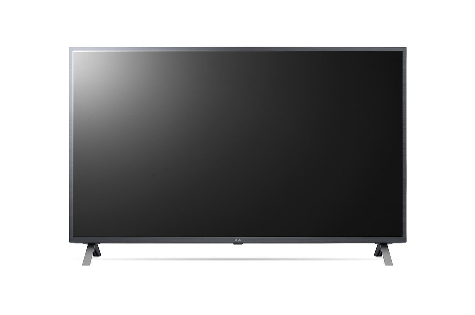 Vista frontal del televisor LG UHD