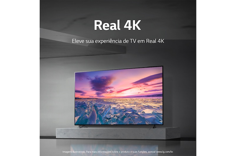 LG Smart TV LG UHD 55'' 4K Wif Bluetooth HDR Inteligência Aritficial AI ThinQ Smart Magic Google Alexa 55UQ7950PSB, 55UQ7950PSB