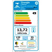 LG Smart TV 4K LG 55'' UHD WiFi Bluetooth HDR AI ThinQ Smart Magic Google Alexa 55UQ8050, 55UQ8050PSB