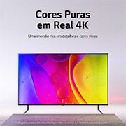 LG Smart TV LG NanoCell 65'' 4K Inteligência Artificial AI ThinQ Smart Magic Google Alexa 65NANO80SQA, 65NANO80SQA