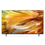 Vista frontal da TV LG QNED