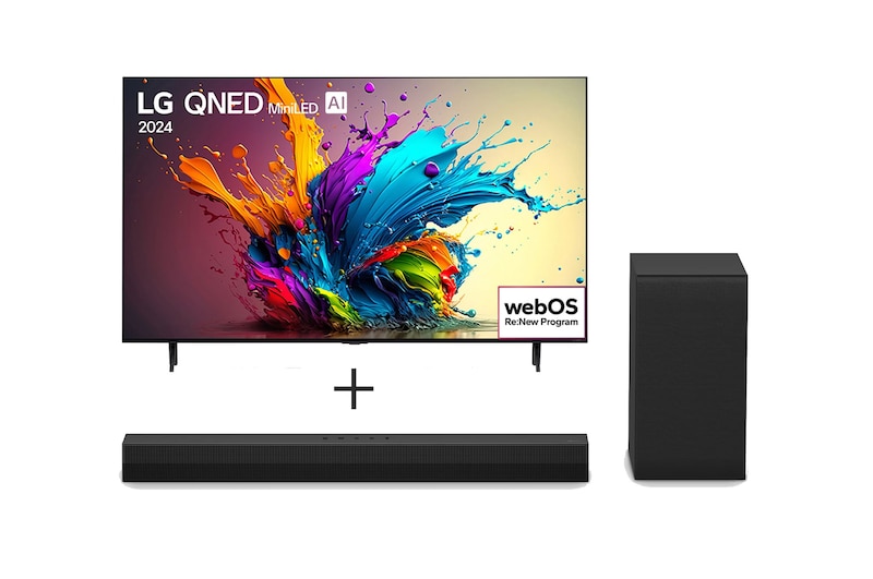 tv + Soundbar front view